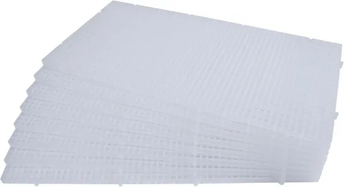 Vista 6 de ALEGI Acuario Rejilla Aislar Junta Divisor Pecera Fondo Bandeja Filtro Negro Caja de Plástico (4pcs)
