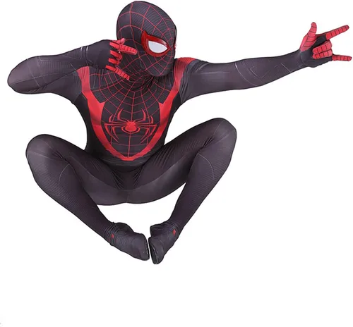 Vista 4 de Body de cosplay de Halloween Cosutme Zentai para adultos y niños