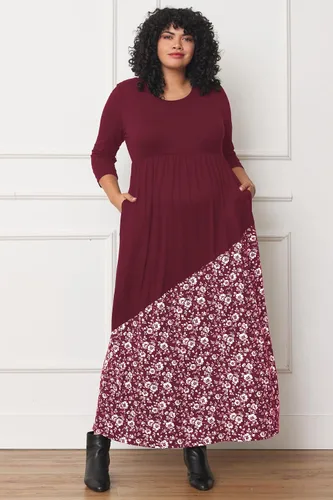 Vista 8 de Eloges - Vestido largo a rayas para mujer con mangas