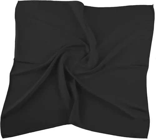 Vista 2 de Aneco Juego de 6 aretes de gasa de los años 50 bufanda de ojo de gato bandana diadema