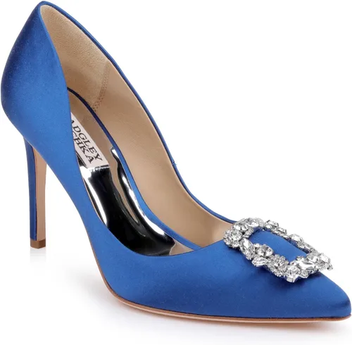 Vista 6 de Badgley Mischka Tacones Cher para mujer - Tacones de mujer con tacones de aguja de stiletto de 3.75" Azul celeste