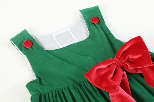 Vista 3 de Lil cactus Vestido de Navidad para bebés y niñas