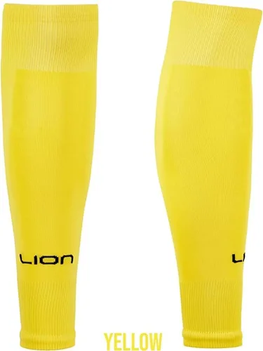 Vista 2 de Lion Sportswear Mangas de pierna para calcetines de fútbol para acompañar calcetines de agarre, se adapta sobre pantorrillasespinilleras, variedad