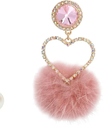 Vista 5 de Betsey Johnson Pendientes con dijes mixtos para mujer