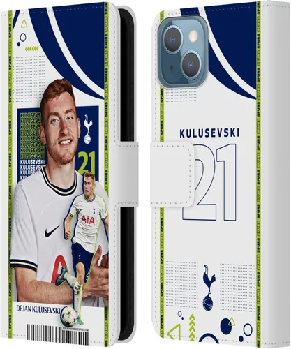 Vista 35 de Head Case Designs Officially Licensed Tottenham Hotspur F.C. Cristian Romero 2022/23 First Team Leather Wallet Case Compatible with Apple iPhone 11