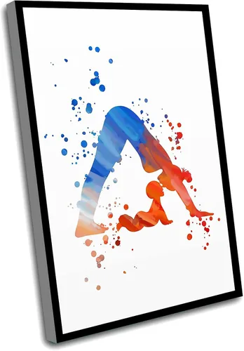 Vista 11 de Pósters inspiradores deportivos, decoración de habitación de niños para dormitorio, arte de pared de yoga para niña negra, decoración de yoga