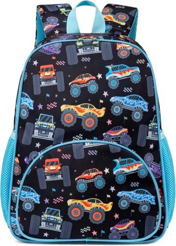 Vista 8 de LOIDOU Mochila para niños pequeños de 15 pulgadas para niños preescolares Kindergarten School Mochila para libros para guardería, guardería