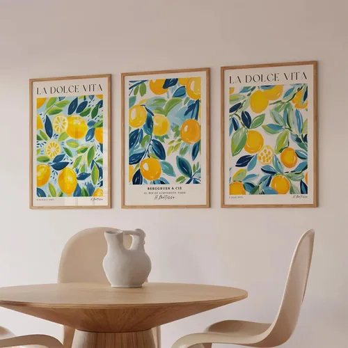 Vista 16 de Tanmart Arte de pared botánico vintage, lienzo floral antiguo, arte de pared, impresiones de flores neutrales, póster vintage de granja, pintura
