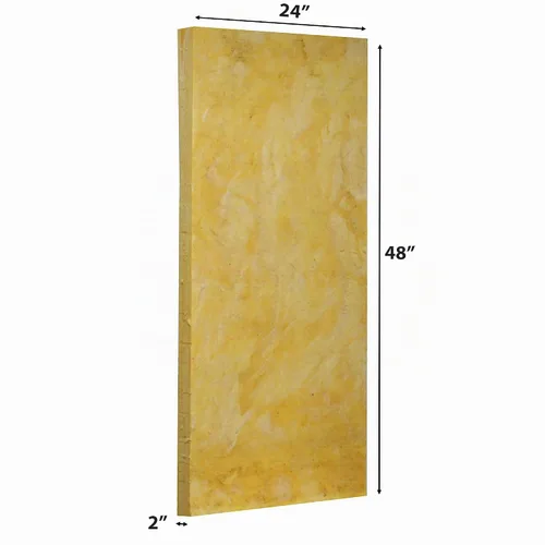 Vista 3 de ATS Acoustics Placa de aislamiento acústico de insonorización rígida de fibra de vidrio, 2 pulgadas, caja de 6