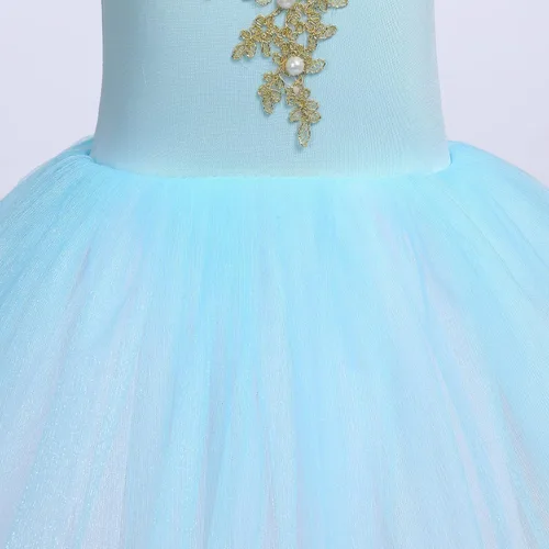 Vista 5 de AFAVOM Toddler Ballet Leotard for Girls Camisole Skirt Leotard Swan Lake Ballet Dance Dress with Accessories for Performance