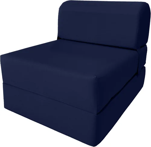 Vista 39 de D&D Futon Furniture. Silla plegable de espuma, sofá de estudio, colchón de espuma plegable para invitados (6 x 24 x 70 pulgadas, negro)