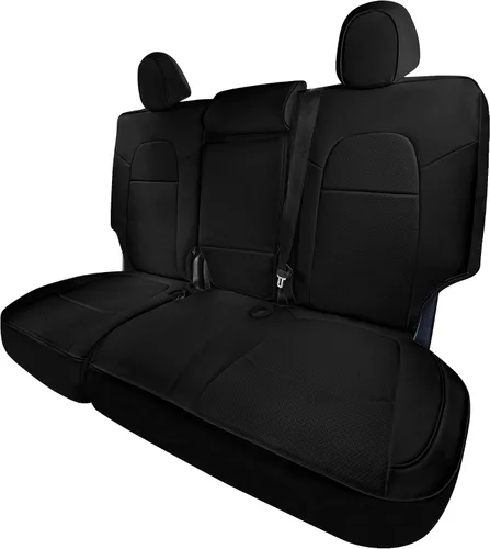 Vista 23 de FH Group Fundas de asiento de automóvil de ajuste personalizado hechas específicamente para Tesla Model Y Ultraflex 2020-2025, fundas de asiento