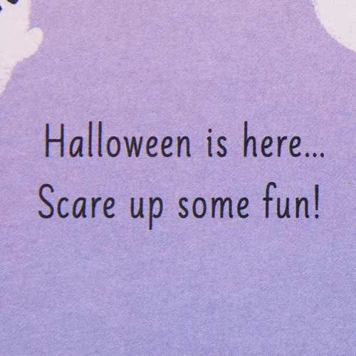 Vista 4 de Hallmark Paper Wonder - Tarjeta desplegable de Halloween con música y luces (fantasma)