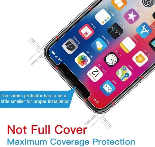 Vista 3 de SAMKE [Paquete de 3] Protector de pantalla compatible con Apple iPhone 10/X iPhone XS iPhone 11 Pro [5.8 pulgadas] vidrio templado, borde 2.5D