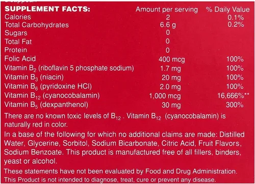 Vista 2 de Sublingual Products B-Total Twin Pack - 2 fl oz Fast sublingual liquid B-complex with B12 for energy, brain & focus - vegetarian berry drops, twin