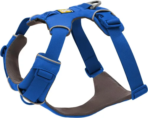 Vista 11 de Ruffwear, Front Range - Arnés reflectante para perro, suave y acolchado, de uso diario, con doble clip para correa, ajustable, ligero, para caminar