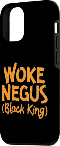 Vista 2 de Funda de regalo para iPhone 14 Woke Negus Black King Black Pride Afroamericanos
