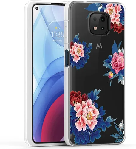 Vista 5 de Funda para teléfono Moto G Power 2021 (no compatible con la versión 2020), Motolora G Power funda para niñas, funda protectora transparente de TPU
