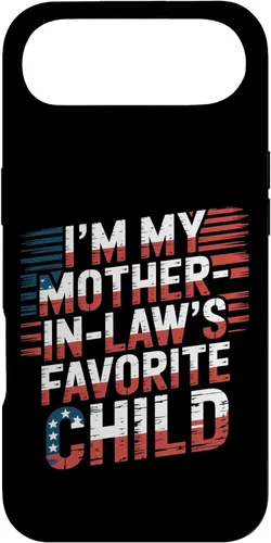 Vista 27 de Cool Im My Mother in Law Favorite Child Funny Parent Patriot Case for iPhone 16