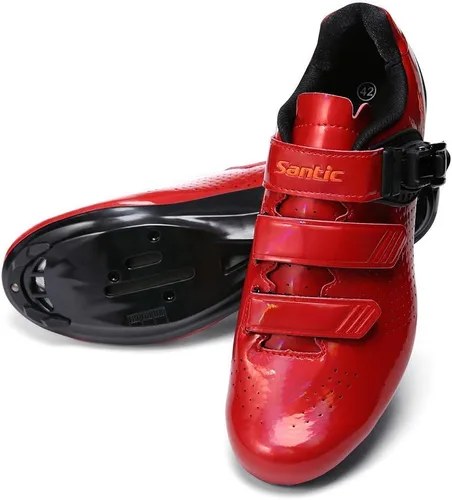 Vista 6 de Santic Zapatos de ciclismo unisex para interiores y ciclistas, adecuados para look Delta y Peleton