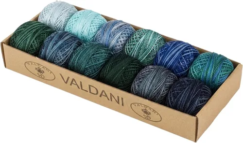 Vista 9 de Valdani Perla Algodón Sz 8 Halloween 73 yardas/Bola