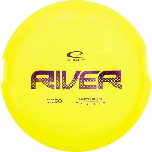 Vista 5 de Disco de golf Latitude 64 Opto River Distancia Driver Disc Disco de golf Frisbee de distancia máxima Fácil de lanzar para principiantes 6.00