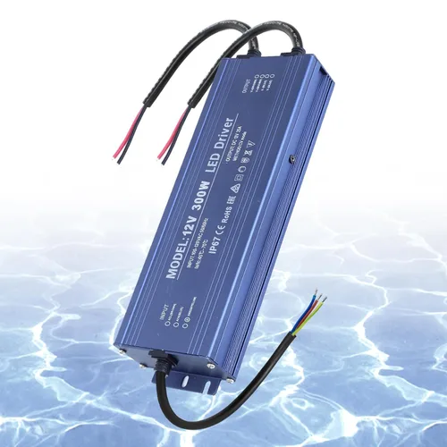Vista 9 de Controlador LED de 12 V 100 W impermeable IP67, transformador LED ultra delgado de 110 V CA a 12 V CC 8.3 A 100 vatios silencioso convertidor