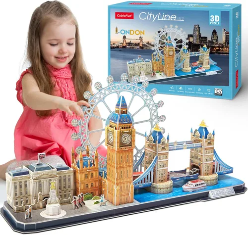 Vista 10 de CubicFun Rompecabezas 3D para niños de 8 a 10 años - Notre Dame de Paris Marrón
