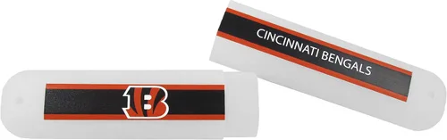 Vista 4 de Siskiyou Sports NFL Cincinnati Bengals - Juego de cepillo de dientes y estuche de viaje, unisex, color blanco, talla única Perfecto para viajar