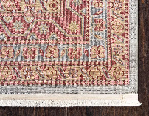 Vista 10 de Unique Loom Sahand Collection - Alfombra de área (2' 2" x 3' 1", rectangular, azul claro/marrón claro)