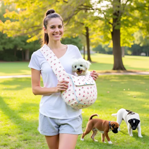 Vista 2 de Transportador de mascotas para gatos, perros pequeños Blanco