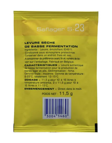 Vista 2 de Fermentis TG-HUL9-CIDK Saflager S-23 Levadura seca - 0.41 oz