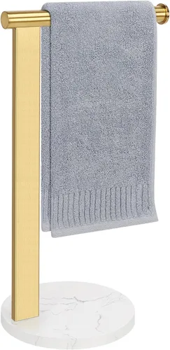 Vista 11 de Soporte para toallas de mano para baño, toallero de mano en forma de L, toallero de cocina, organizador de encimera, material de acero inoxidable