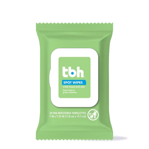 Vista 6 de TBH Toallitas limpiadoras faciales para niños, cuidado diario suave de la piel para preadolescentes y adolescentes con piel grasa, seca y sensible