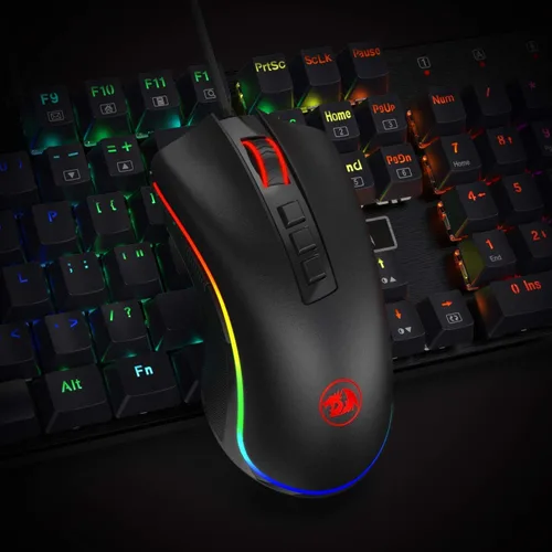 Vista 5 de Redragon Ratón óptico para juegos M711 Cobra RGB negro