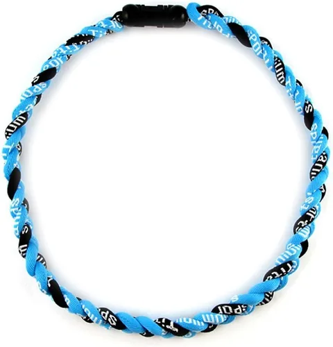 Vista 13 de MapofBeauty Dos colores moda tres trenzado cuerda Tornado collar
