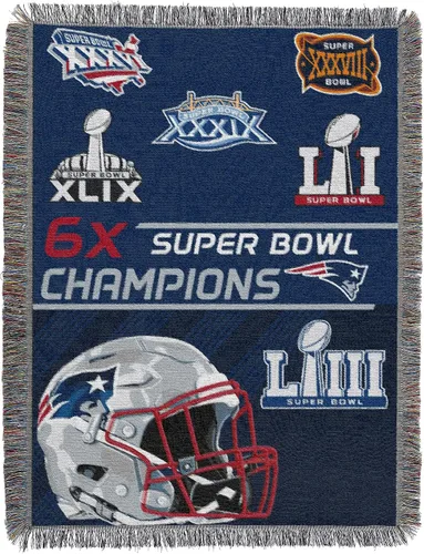 Vista 46 de Northwest NFL Woven Tapestry Wall Hanging, 48 x 60 Inches, Officially Licensed, Decorative Fringes