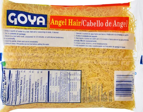 Vista 2 de Goya Angel Hair Pasta, 1 libra