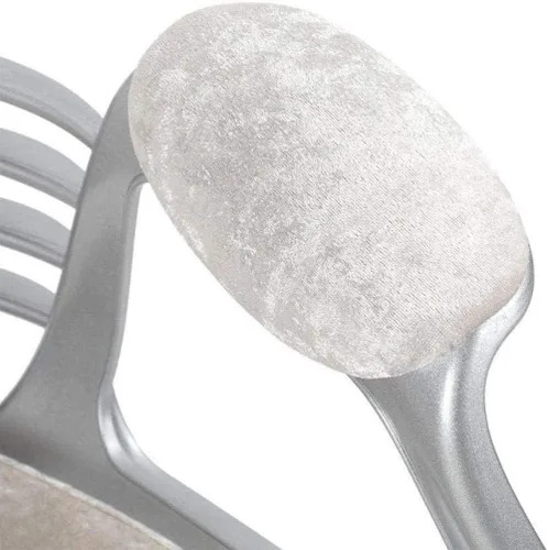 Vista 4 de Silla de computadora con silla giratoria ajustable de terciopelo, silla de computadora, silla giratoria de oficina de estudio, silla giratoria