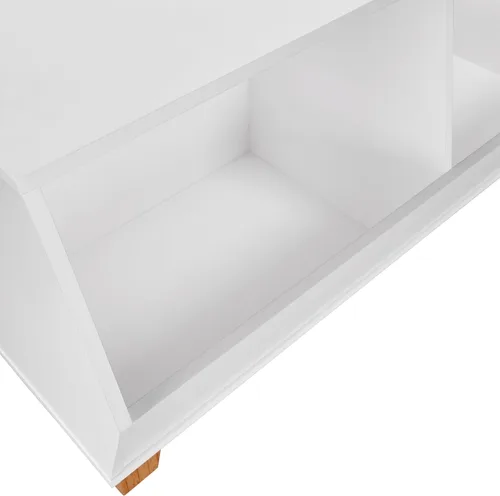 Vista 7 de RiverRidge Catch-All Kids - Organizador de juguetes de 35 pulgadas, color blanco