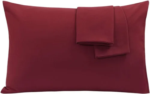Vista 16 de PiccoCasa Paquete de 2 fundas de almohada de microfibra cepillada de lujo de 1800 hilos, fundas de almohada suaves para almohada estándar