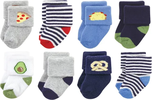 Vista 131 de Hudson Baby - Calcetines de algodón para bebés recién nacidos y Terry para niñas bebés