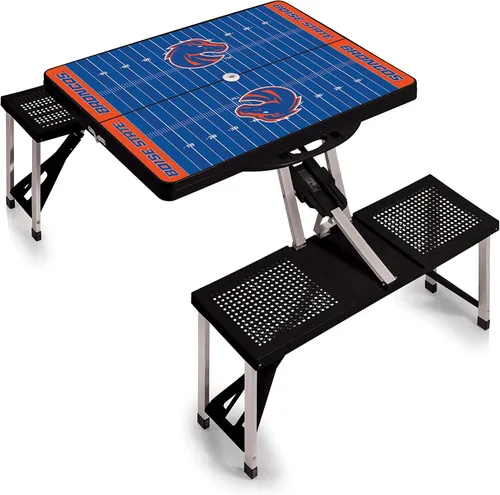 Vista 18 de PICNIC TIME NCAA North Carolina Tar Heels Folding Picnic Table - Camping Table - Outdoor Table with Umbrella Hole
