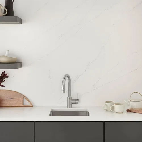 Vista 6 de GROHE 31479DC1 Grifo de cocina con barra desplegable Concetto con pulverizador. 1.75 GPM, Supersteel (acero inoxidable)