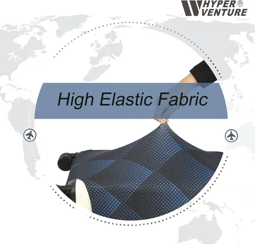 Vista 5 de HYPER VENTURE Funda de equipaje Maleta Protetor, azul (Blue Cube)