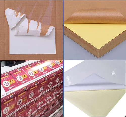 Vista 3 de Papel de impresión autoadhesivo, 100 unidades, papel adhesivo imprimible A4, papel adhesivo de acabado práctico mate (100 unidades)