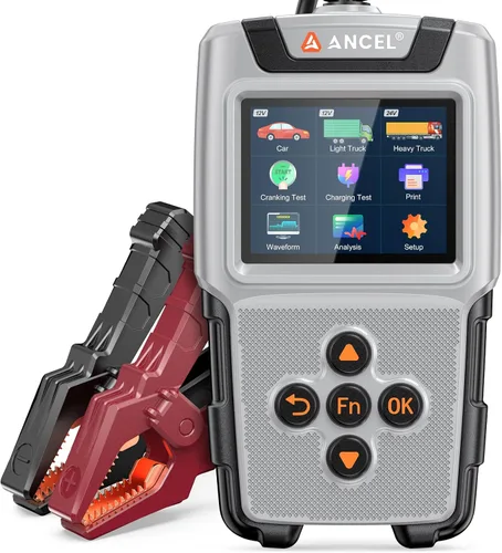 Vista 11 de ANCEL BA101 Plus Probador de Batería de Auto 6V 12V, Probador de Carga 20-2000 CCA, Analizador Digital de Alternador Automotriz, Herramienta