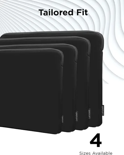 Vista 2 de Lenovo Funda básica para laptop de 11 pulgadas para notebook/tablet, compatible con MacBook Air/Pro, material de neopreno, forro polar suave