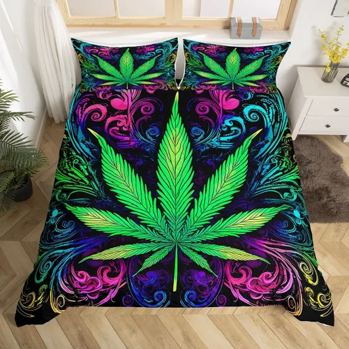 Vista 28 de Feelyou Juego de ropa de cama con patrón de sushi, funda de edredón de estilo japonés para niños, niñas, adolescentes, funda de edredón con temática