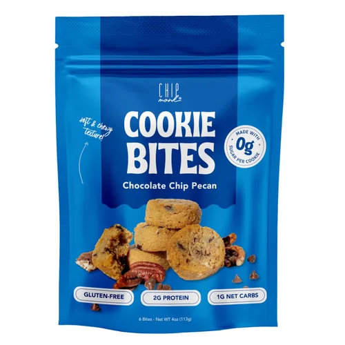 Vista 3 de ChipMonk Caja de galletas Keto Sampler (caja de aperitivos variada baja en carbohidratos, sin gluten, sin azúcar)